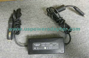 New 2-Power CAC0698B / SAD9001 Car / Auto Laptop Power Adapter 90 Watt 15-21 Volts - Click Image to Close